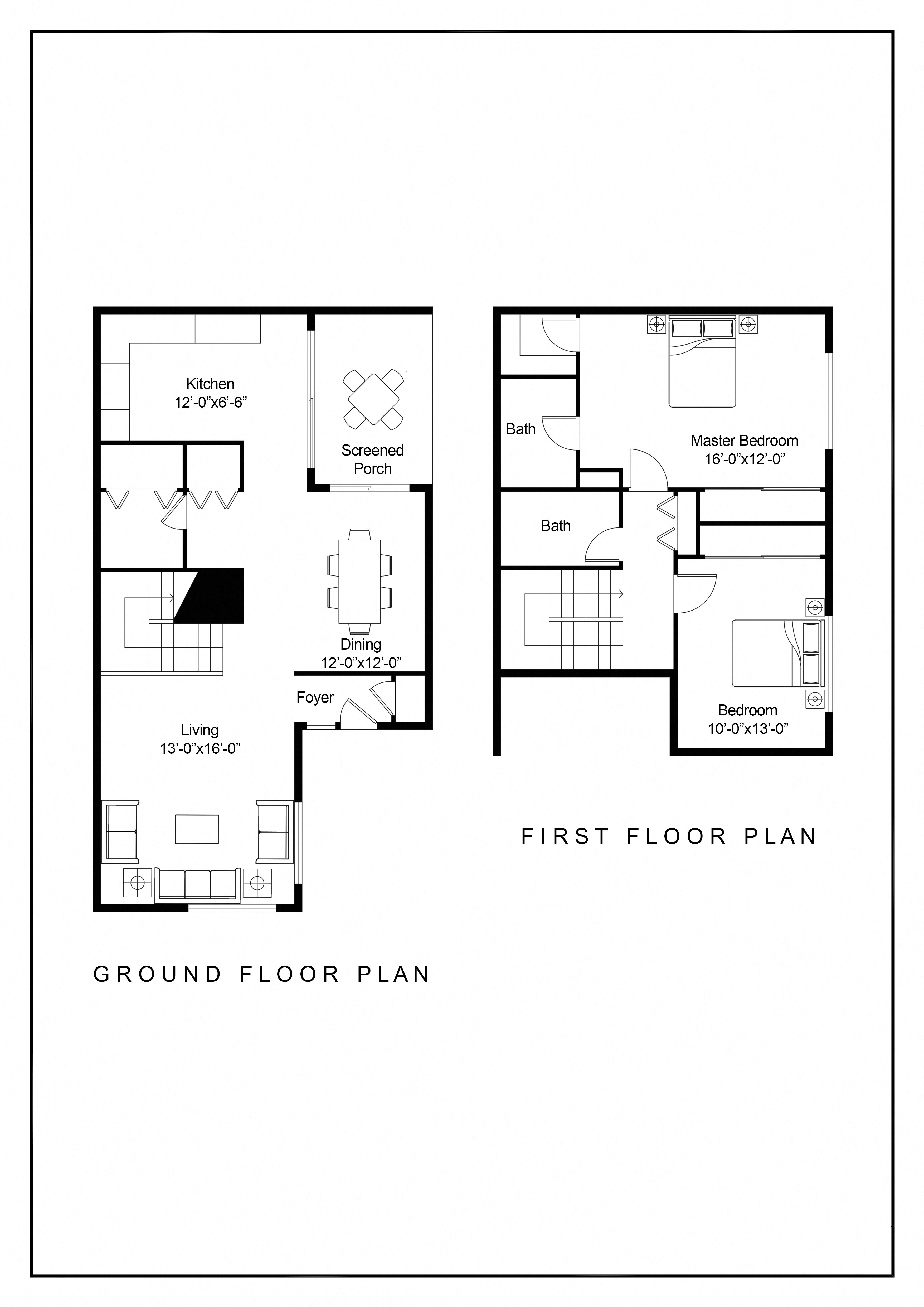 B1 - The Monterey floor plan